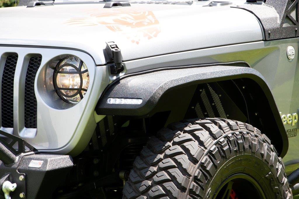 JL Aluminum Elite Fenders Fits 2018 to Current JL Wrangler, Rubicon and Unlimited