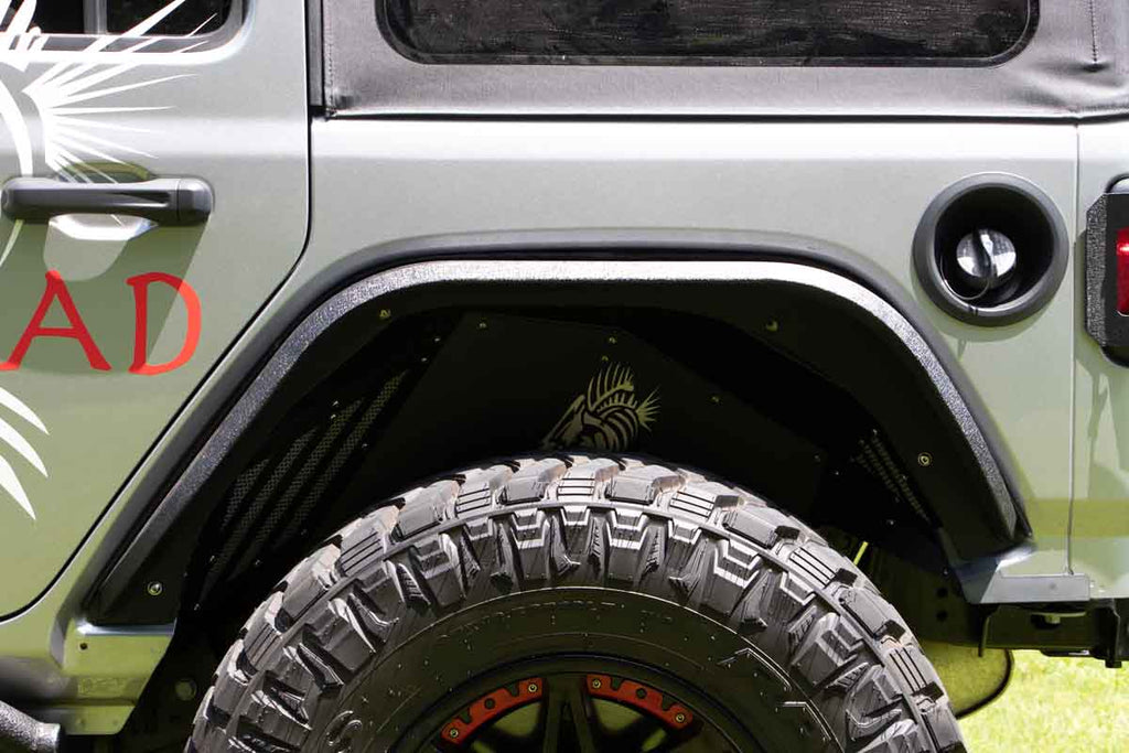 JL Rear Steel Elite Fenders Fits 2018 to Current JL Wrangler, Rubicon and Unlimited