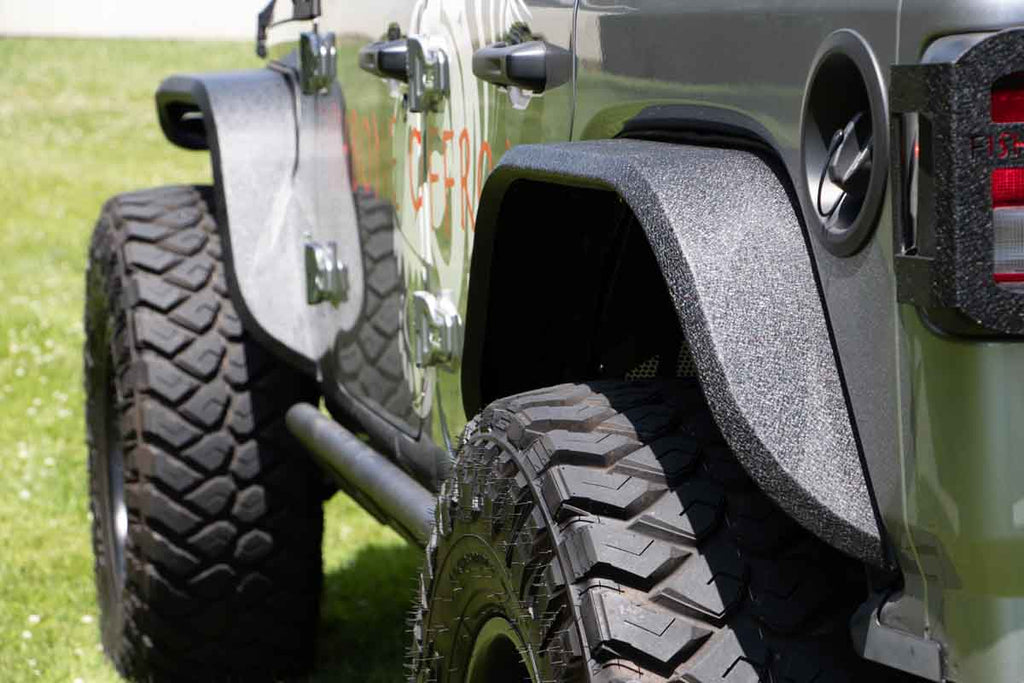 JL Rear Steel Elite Fenders Fits 2018 to Current JL Wrangler, Rubicon and Unlimited