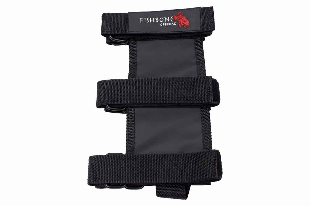 Fire Extinguisher Holder for Padded Roll Bar - Black