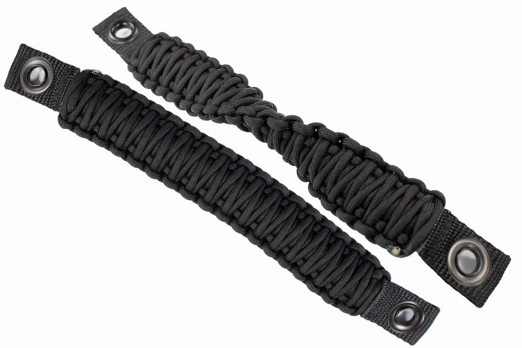 ParaCord Door Handles (Black) Fits 1997 to 2006 TJ Wrangler, Rubicon and Unlimited