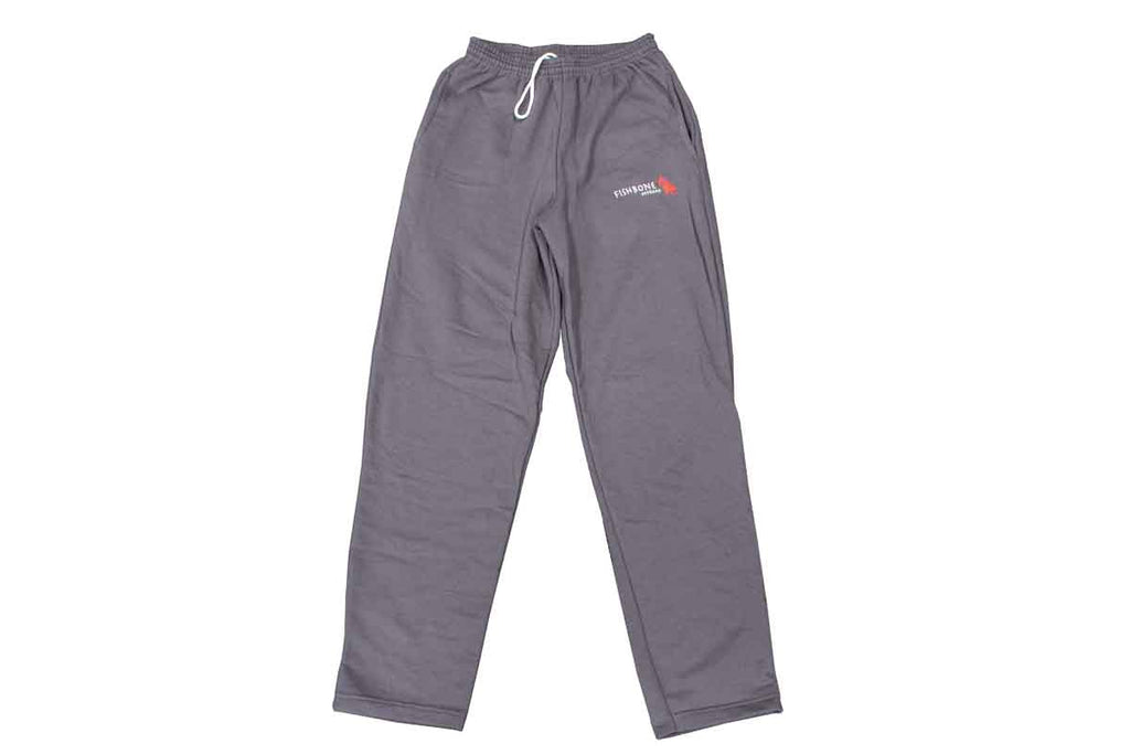 Fishbone Core Fleece Sweatpants - Unisex - Charcoal